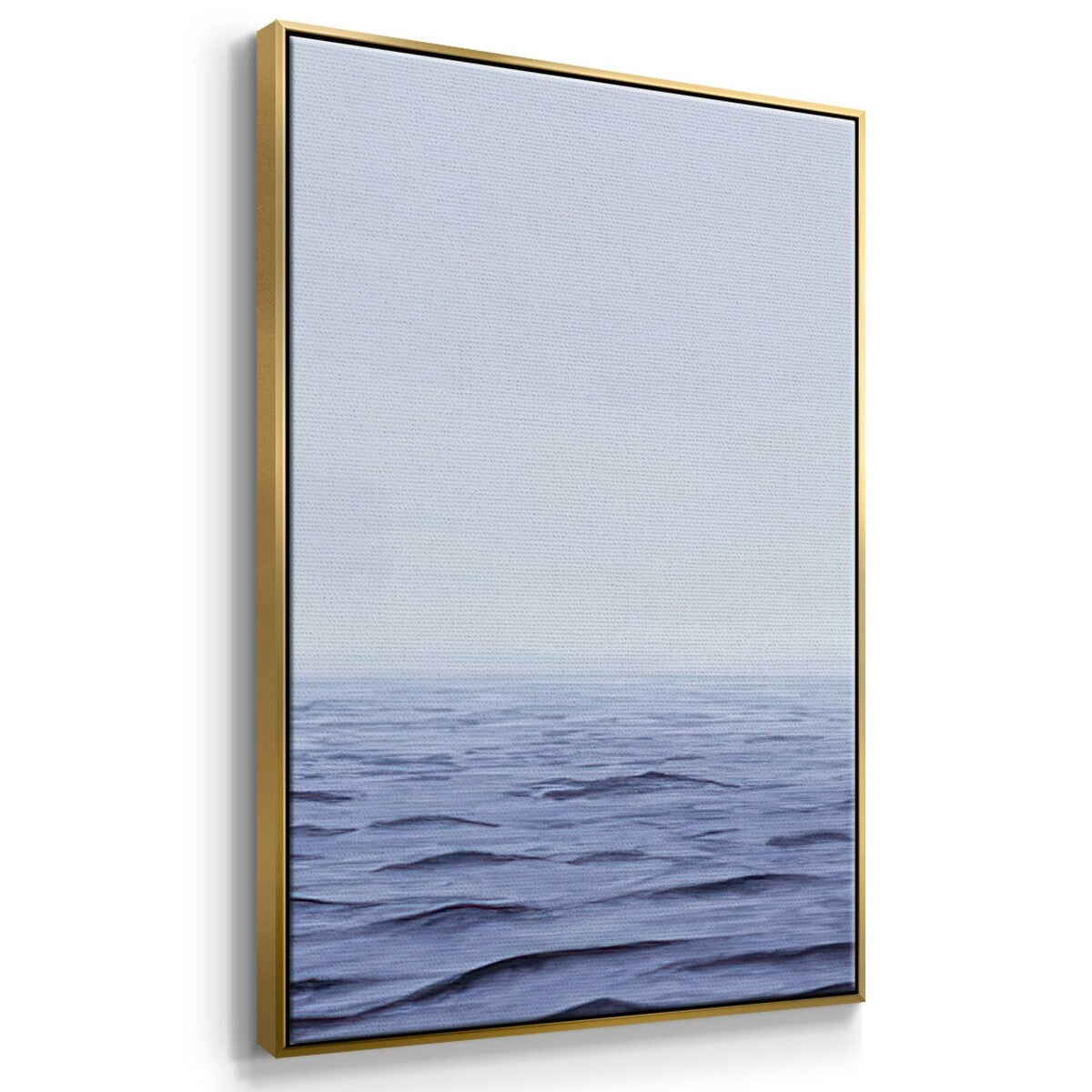 Grayscale Seascape I - Multi Piece Framed Canvas