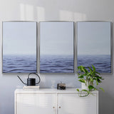 Grayscale Seascape I - Multi Piece Framed Canvas
