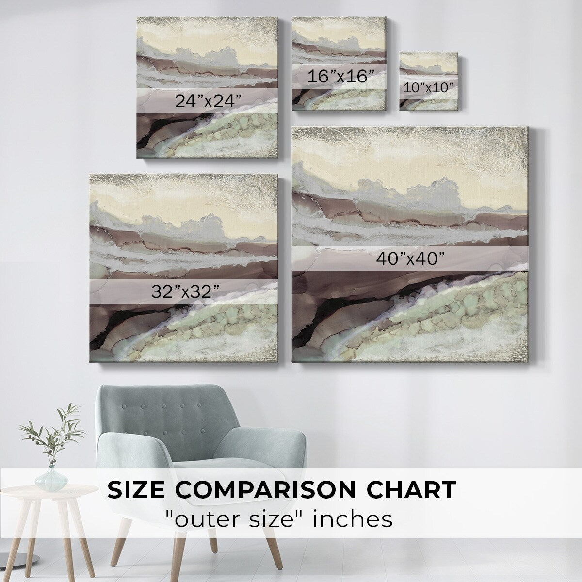 Grayscape-Gallery Wrapped Canvas