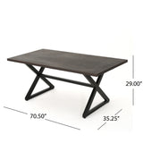Grayson PE Wicker/ Aluminum/ Iron Outdoor 7-piece Dining Set by Christopher Knight Home
