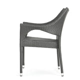 Grayson PE Wicker/ Aluminum/ Iron Outdoor 7-piece Dining Set by Christopher Knight Home