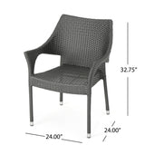 Grayson PE Wicker/ Aluminum/ Iron Outdoor 7-piece Dining Set by Christopher Knight Home