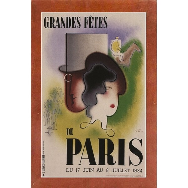 Greatfeasts Of Paris-VINAPP116534 Print 17"x10.75" by Vintage Apple Collection