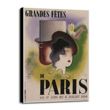 Greatfeasts Of Paris-VINAPP116534 Print 17"x10.75" by Vintage Apple Collection