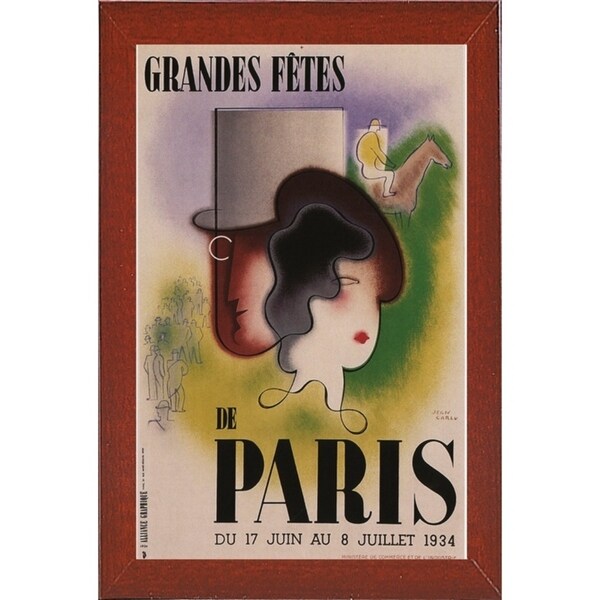 Greatfeasts Of Paris-VINAPP116534 Print 17"x10.75" by Vintage Apple Collection