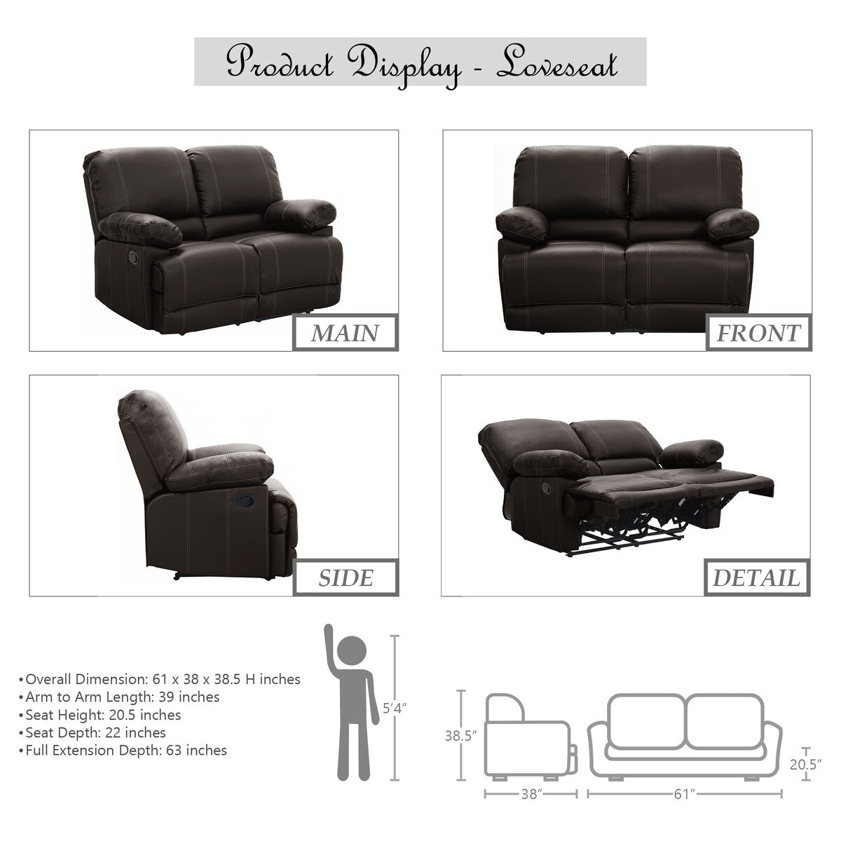 Greeley 2-Piece Reclining Living Room Set