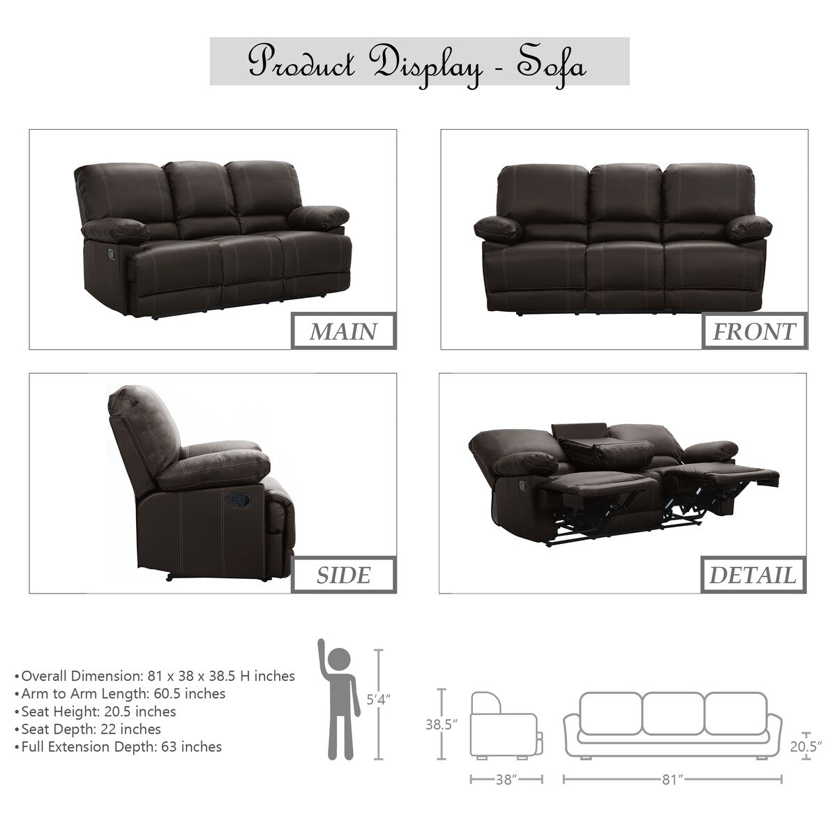 Greeley 2-Piece Reclining Living Room Set