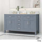 Greeley 60" Wood Bathroom Vanity (Counter Top Not Included) by Christopher Knight Home