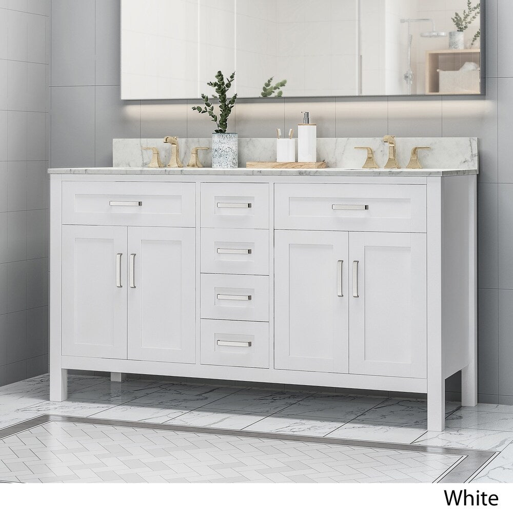 Greeley 60" Wood Bathroom Vanity (Counter Top Not Included) by Christopher Knight Home