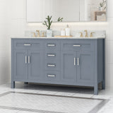 Greeley 60" Wood Bathroom Vanity (Counter Top Not Included) by Christopher Knight Home