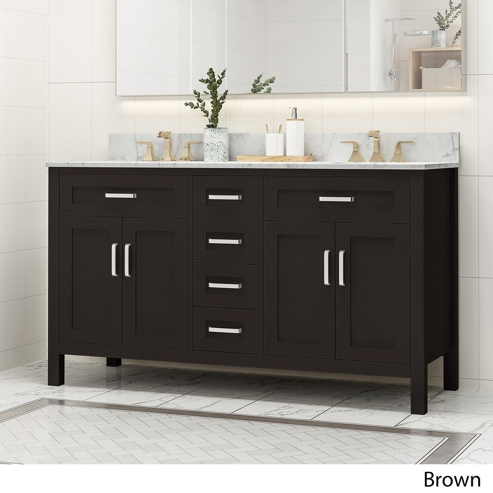 Greeley 60" Wood Bathroom Vanity (Counter Top Not Included) by Christopher Knight Home