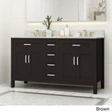 Greeley 60" Wood Bathroom Vanity (Counter Top Not Included) by Christopher Knight Home