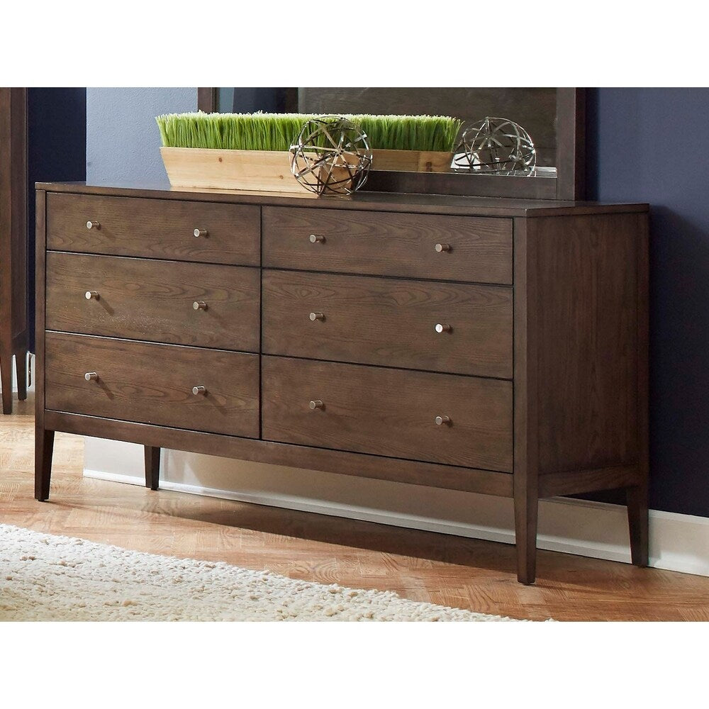 Greeley Mid-century Modern Ash Brown Dresser