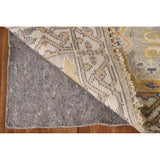 Green Floral Oushak Oriental Runner Rug Handmade Wool Carpet - 2'7"x 9'11"
