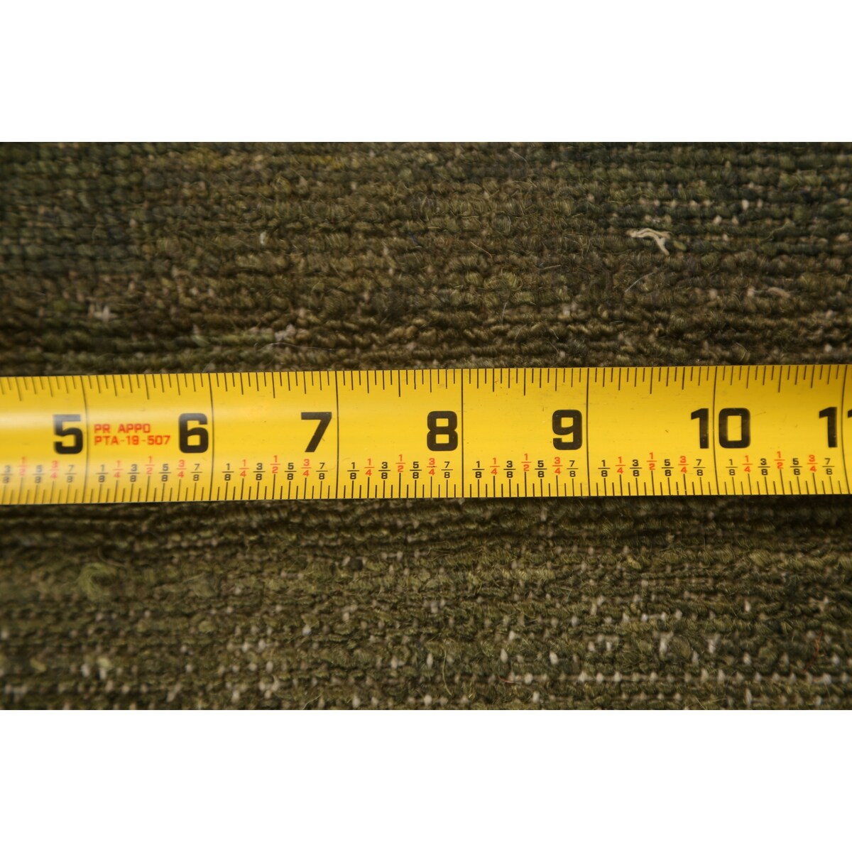 Green Gabbeh Kashkoli Wool Modern Area Rug - 5'6''x 7'6''