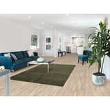 Green Gabbeh Modern Area Rug Hand-knotted Wool Carpet - 5'4" x 8'3"