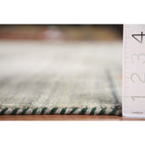 Green Gabbeh Tribal Area Rug Handmade Oriental Wool Carpet - 9'2" x 11'11"