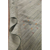 Green Gabbeh Tribal Area Rug Handmade Oriental Wool Carpet - 9'2" x 11'11"