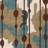 Green Hand-tufted Geometric Pattern Area Rug - 8' x 10'6"