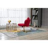 Green Modern Swivel Task Chair Adjustable Home Computer Executive Chair For Small Space,Living Room,Make-up,Studying