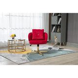 Green Modern Swivel Task Chair Adjustable Home Computer Executive Chair For Small Space,Living Room,Make-up,Studying