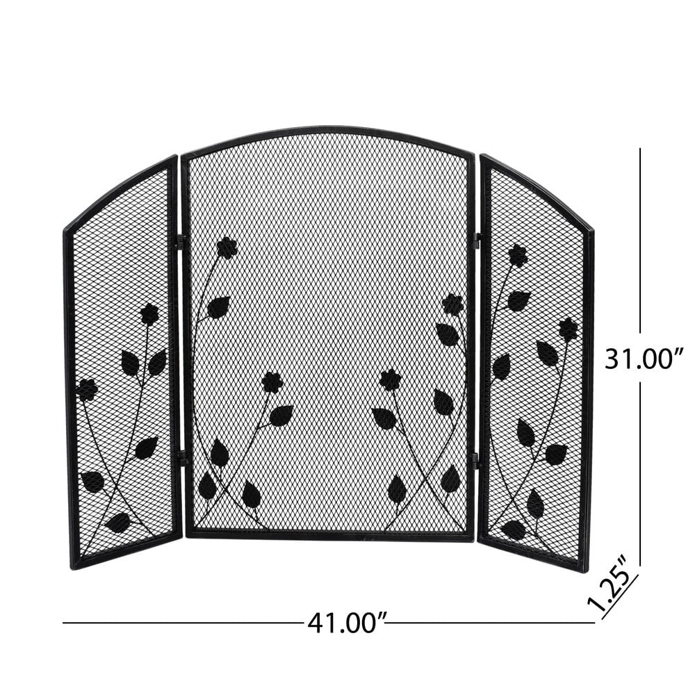 Greenbrier Iron Firescreen by Christopher Knight Home