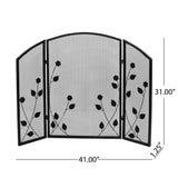 Greenbrier Iron Firescreen by Christopher Knight Home