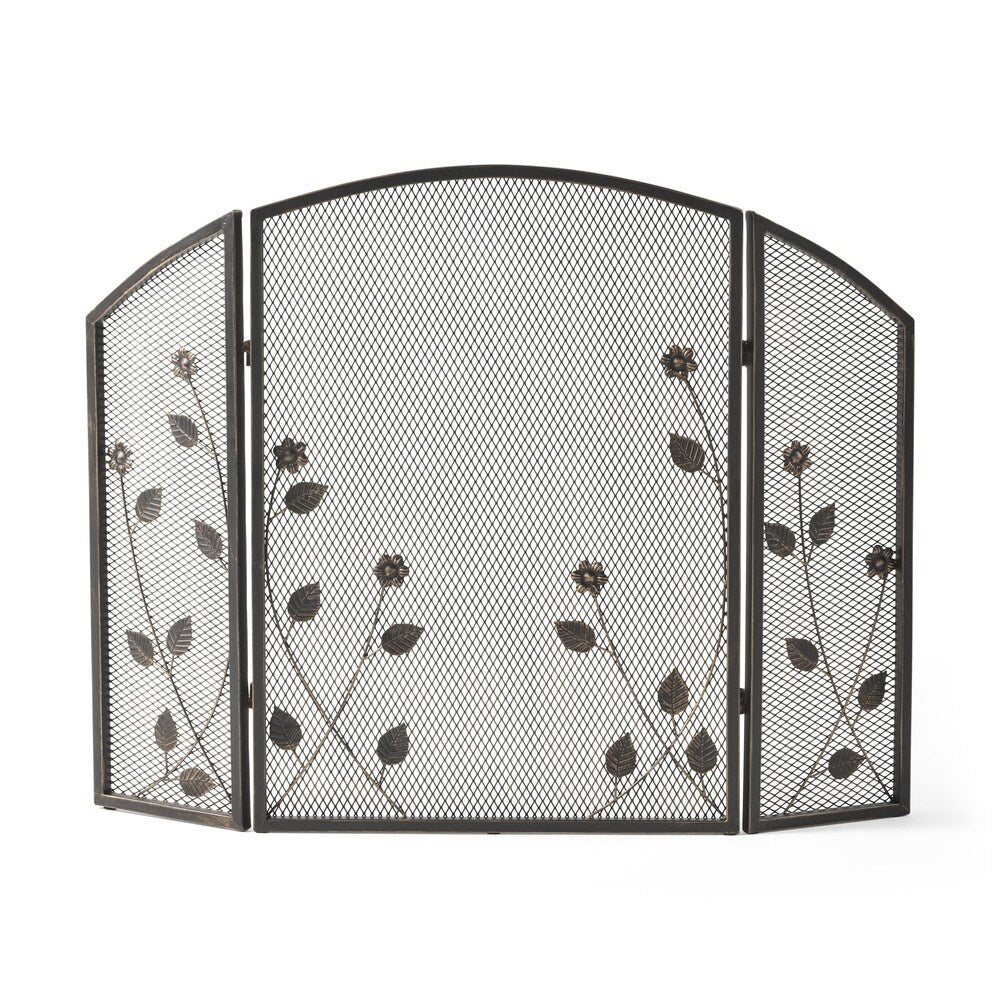 Greenbrier Iron Firescreen by Christopher Knight Home