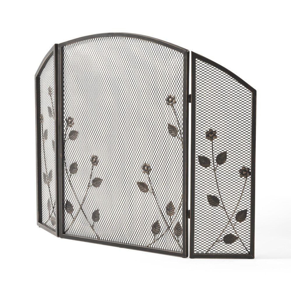 Greenbrier Iron Firescreen by Christopher Knight Home