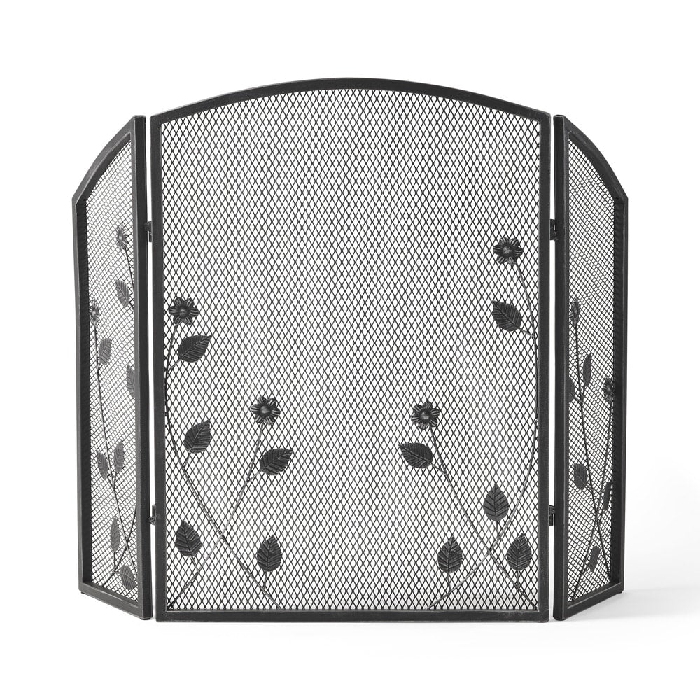Greenbrier Iron Firescreen by Christopher Knight Home