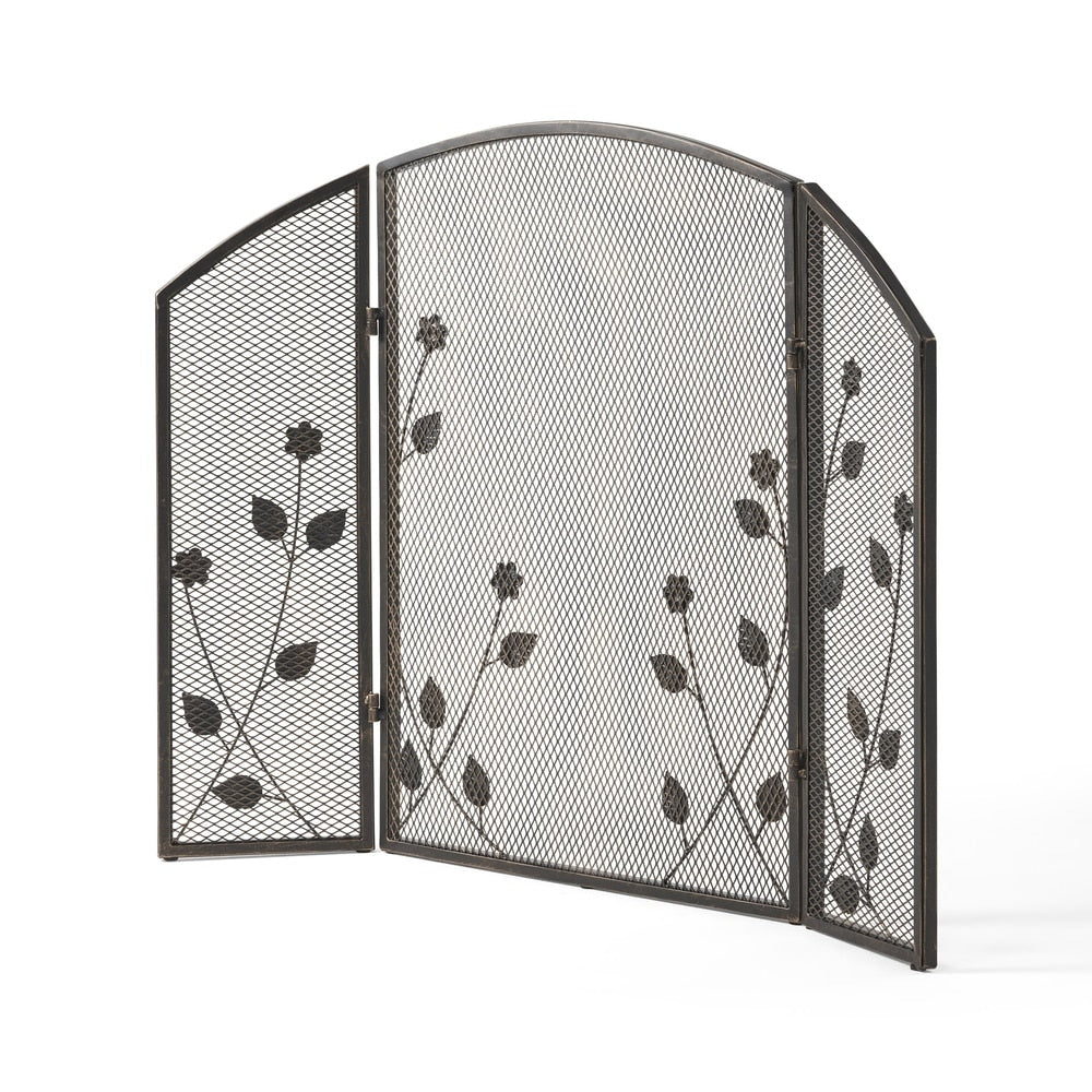 Greenbrier Iron Firescreen by Christopher Knight Home