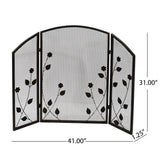 Greenbrier Iron Firescreen by Christopher Knight Home