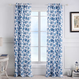 Greenland Home Fashions Pebble Beach Grommet Top Curtains - 84 W x 84 L