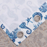 Greenland Home Fashions Pebble Beach Grommet Top Curtains - 84 W x 84 L
