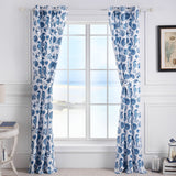Greenland Home Fashions Pebble Beach Grommet Top Curtains - 84 W x 84 L