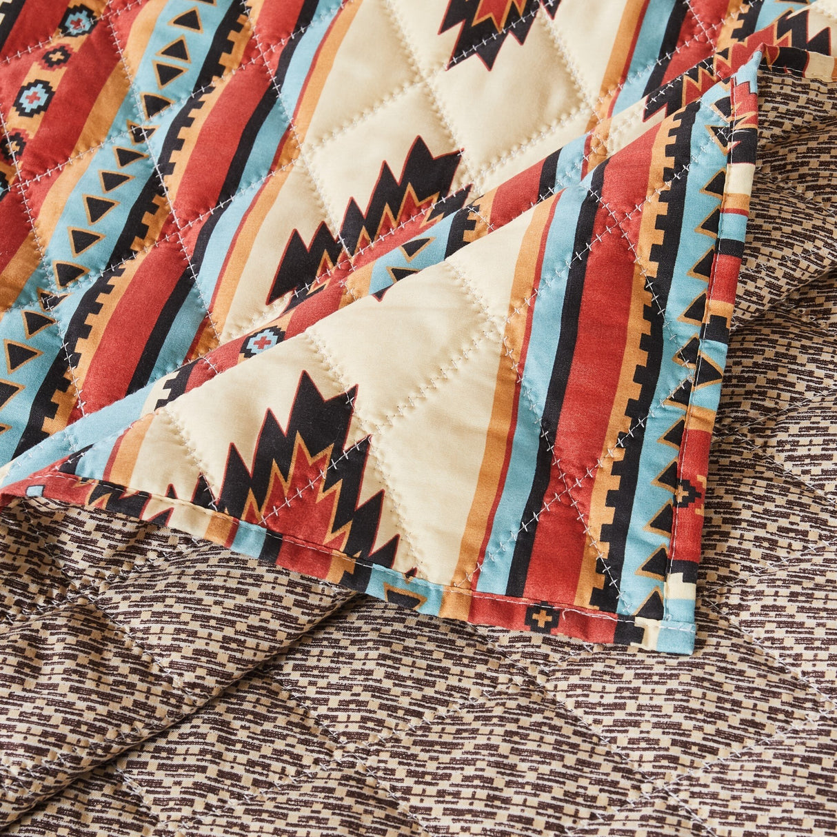 Greenland Home Fashions Red Rock Quilt and Pillow Sham Set