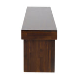 Greenway Acacia Wood Rustic Dining Benches by Christopher Knight Home
