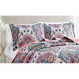 Izmir Damask 3-Piece Reversible Quilt Set