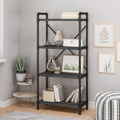 Greenwood Iron Bookcase by Christopher Knight Home