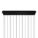 Greta Integrated LED Black Chandelier