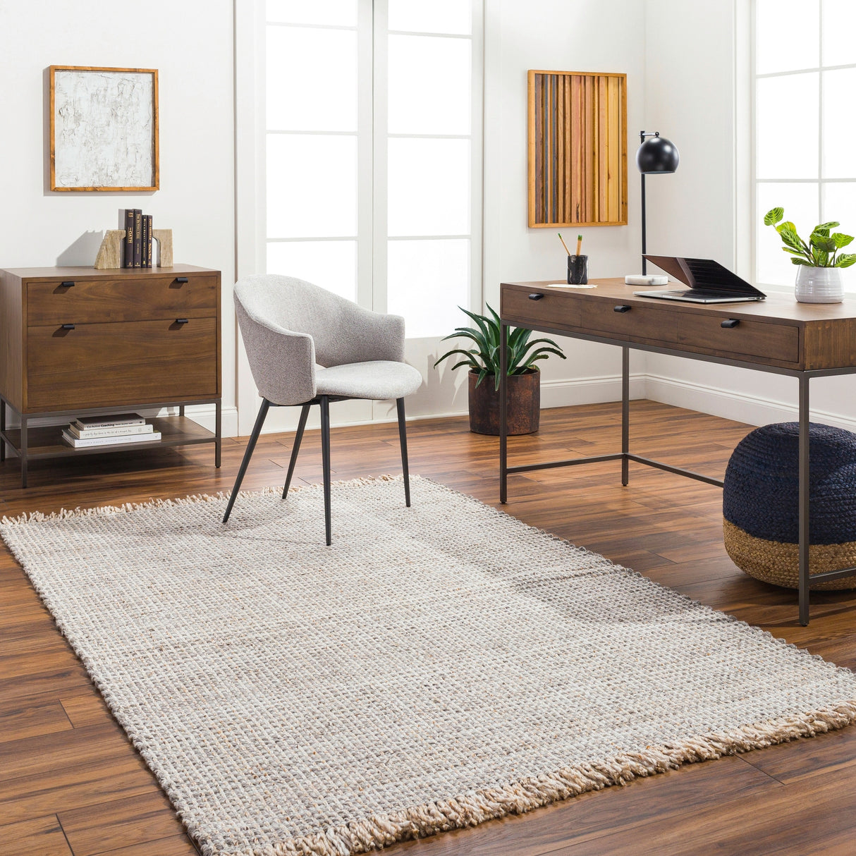 Gretna Handmade Farmhouse Recycled PET Area Rug