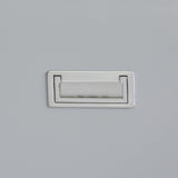 Grey Campaign Style Drawer Chest