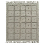 Cotton Chenille Throw with Fringe