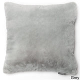 Aurora Home Faux Mink 12x12-inch Decorative Pillows (Set of 2)