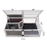 Grey Wooden Outdoor Reptile Cage