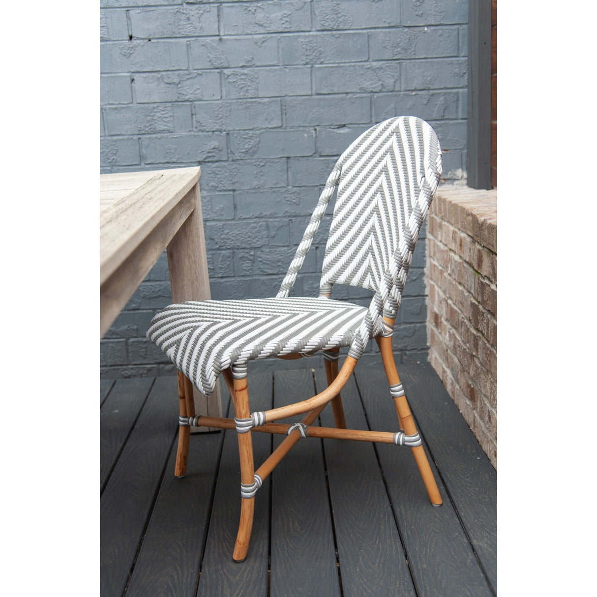 Natural Rattan & Synthetic Wicker Bistro Chairs (Set Of 2) by East at Main