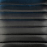 Greyson Genuine Full Grain Leather and Steel Modern Dining Arm Chair