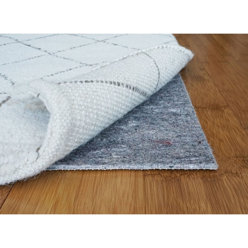 GripSoft 1/4" Thick Non-Slip Cushioned Felt Rubber Rug Pad - Beige