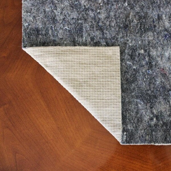GripSoft 1/4" Thick Non-Slip Cushioned Felt Rubber Rug Pad - Beige