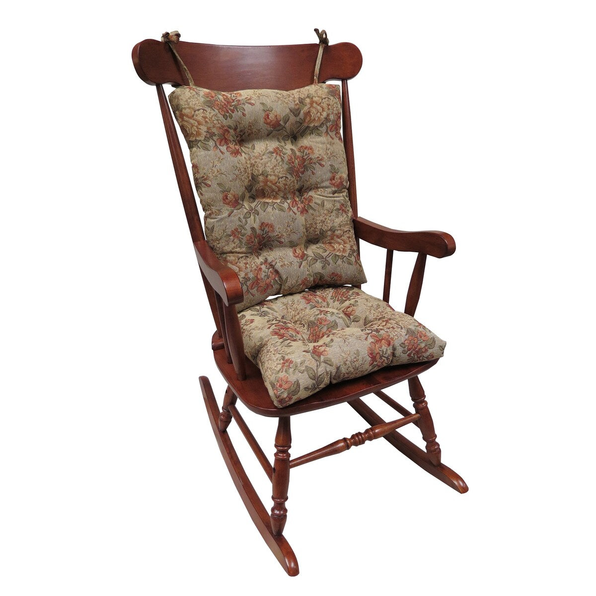 Gripper Jumbo Somerset Tapestry Rocking Chair Cushion Set
